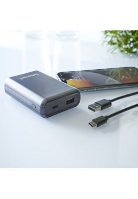УМБ Intenso A10000 3A 10000mAh, PD/QC3.0 20W USB-C Out Li-pol антрацит