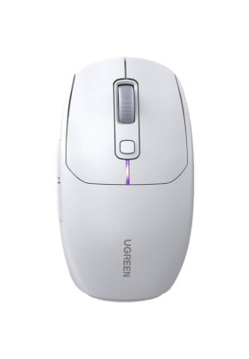 Мишка ігрова UGREEN 2.4GHz MU103, бездротова + Bluetooth, 5000dpi., 6кн., Біла