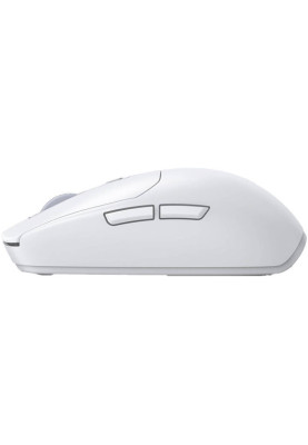 Мишка ігрова UGREEN 2.4GHz MU103, бездротова + Bluetooth, 5000dpi., 6кн., Біла