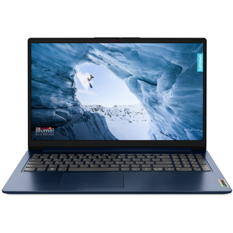 Ноутбук Lenovo IdeaPad 1 15.6"FHD IPS/R5-5500U/8/256SSD/Int/DOS/Abyss Blue (82R400BARM#)