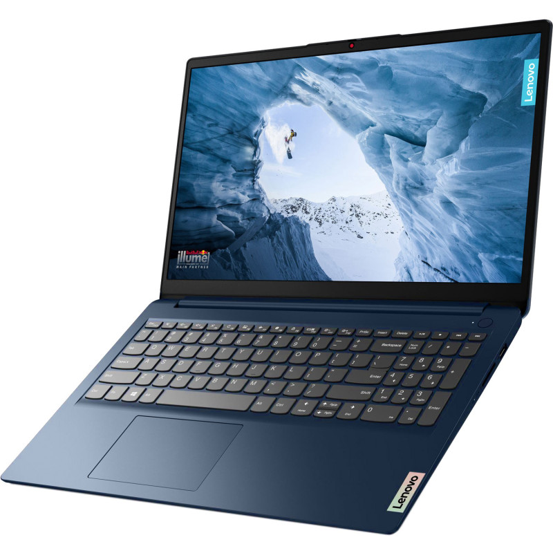 Ноутбук Lenovo IdeaPad 1 15.6"FHD IPS/R5-5500U/8/256SSD/Int/DOS/Abyss Blue (82R400BARM#)
