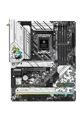 AsRock Z790 STEEL LEGEND WIFI (1700, 4*DDR5, 3*PCIex16, HDMI/DP, 8xSATA, 6xM.2, 2.5Glan,7.1ch, ATX)