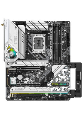 AsRock Z790 STEEL LEGEND WIFI (1700, 4*DDR5, 3*PCIex16, HDMI/DP, 8xSATA, 6xM.2, 2.5Glan,7.1ch, ATX)