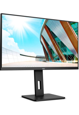 TFT 31.5" AOC U32P2, VA, UHD, DP, HDMI x 2, Pivot, HAS, колонки, чорний
