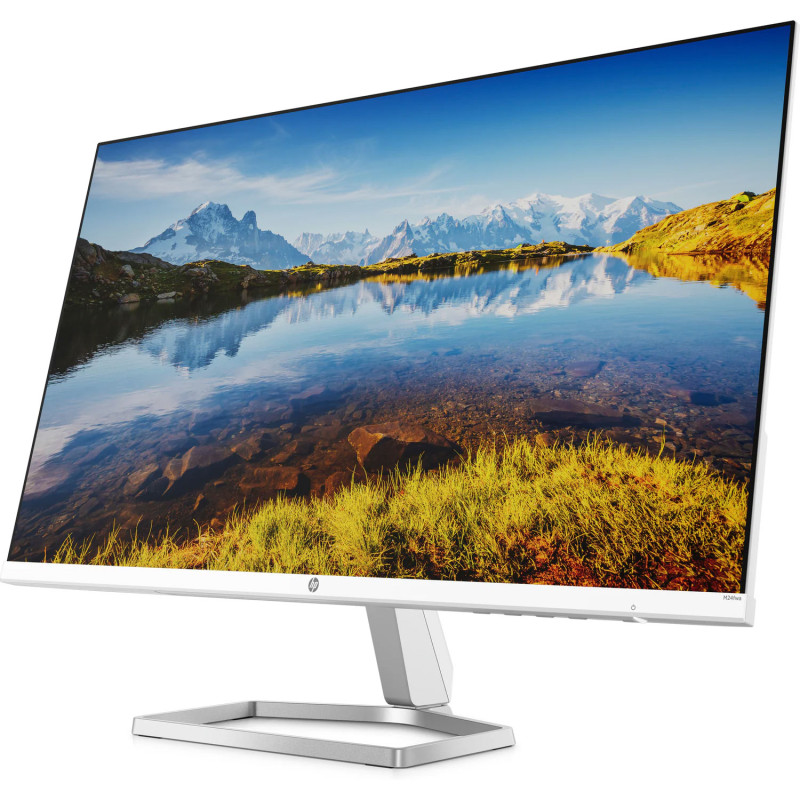Монітор TFT 23.8" HP M24fwa, IPS, 75Hz, VGA, HDMI, колонки, біло-сріблястий
