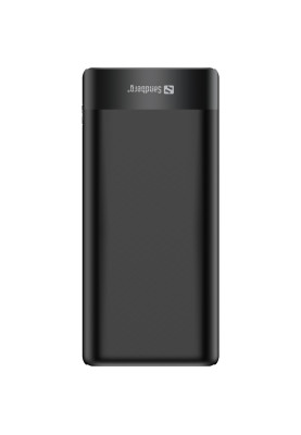 УМБ Sandberg 20000mAh 65W 3A, PD,QC3.0, Always-ON-Mode, USB, 2хType-C OUT, кабель 100W 0.5m