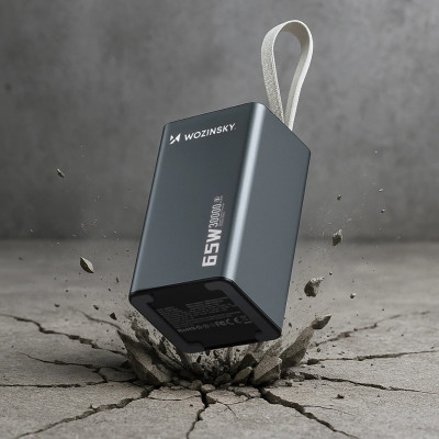 УМБ Wozinsky 30000mAh K65+ 65W PD,QC USB-A,2xUSB-C Gray УМБ Wozinsky 30000mAh K65+ 65W PD,QC USB-A,2xUSB-C Gray