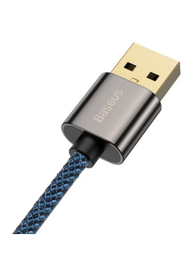 Кабель USB3.1 AM-Type-C M, 1 м, 66W, 90° Синій, Legend Series Elbow CATCS Baseus