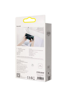 Кабель USB3.1 AM-Type-C M, 1 м, 66W, 90° Синій, Legend Series Elbow CATCS Baseus