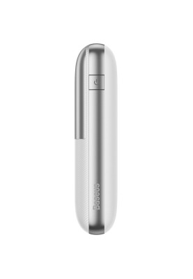 УМБ Baseus Bipow Pro 20000mAh 22.5W, 2хUSB-A QC3.0, In USB-C Li-pol, Display + Cable, white