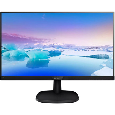 TFT 27" Philips 273V7QJAB, IPS, VGA, HDMI, DP, колонки, чорний