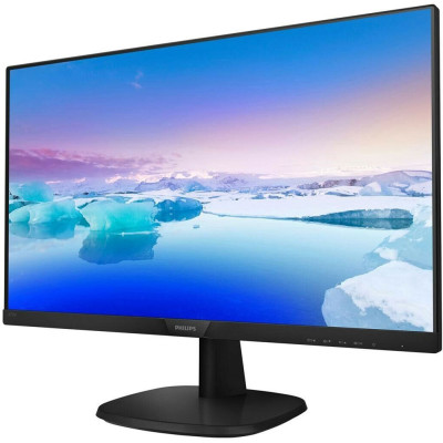 TFT 27" Philips 273V7QJAB, IPS, VGA, HDMI, DP, колонки, чорний