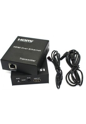Подовжувач HDMI по кабелю UTP до 120м з БЖ 3D, (RX/TX)