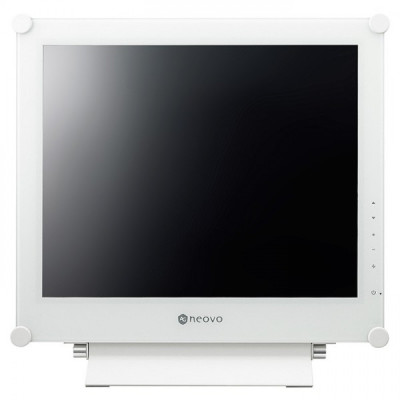TFT 19"   Neovo X-19E, 5:4, скло NeoV™, D-Sub, DVI-D, HDMI, DP, металевий, колонки, білий