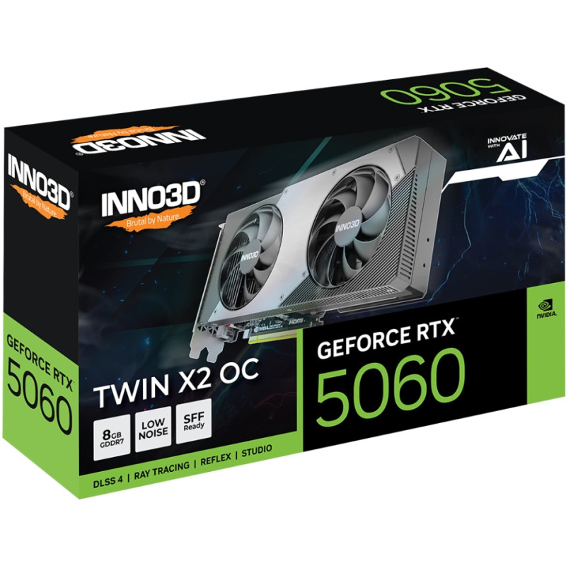 GeForce RTX5060 Inno3D TWIN X2 OC, 8GB GDDR7, 128bit, PCI Express 5.0