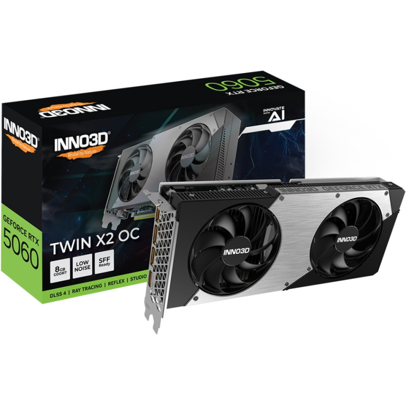 GeForce RTX5060 Inno3D TWIN X2 OC, 8GB GDDR7, 128bit, PCI Express 5.0