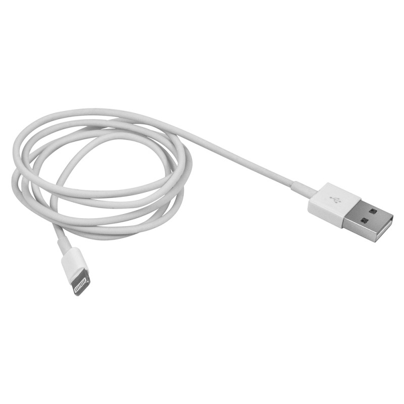 Кабель для iPhone Lightning, 1.0м, Defender, білий, ACH-01 USB