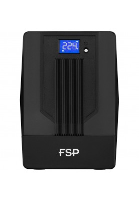 ДБЖ FSP IFP1500, 1500VA, 900W, SCHUKO * 2 + IEC * 2,12V / 9AH * 2, LCD VERSION, 230V, CE, EAC