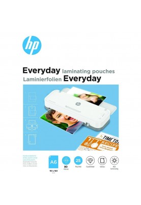Плівка для ламінування HP Everyday Laminating Pouches, A6, 80 Mic, 110 x 160, 25 pcs