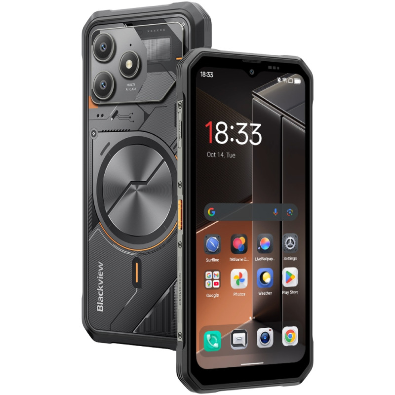Смартфон Blackview FORT 100 6.56" HD+ /8GB/128GB/ G81 / 5000mAh / 16+13Мп / NFC / IP69K / Black