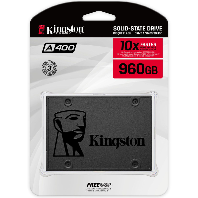 SSD 960GB Kingston SSDNow A400 2.5" SATA 3.0 TLC