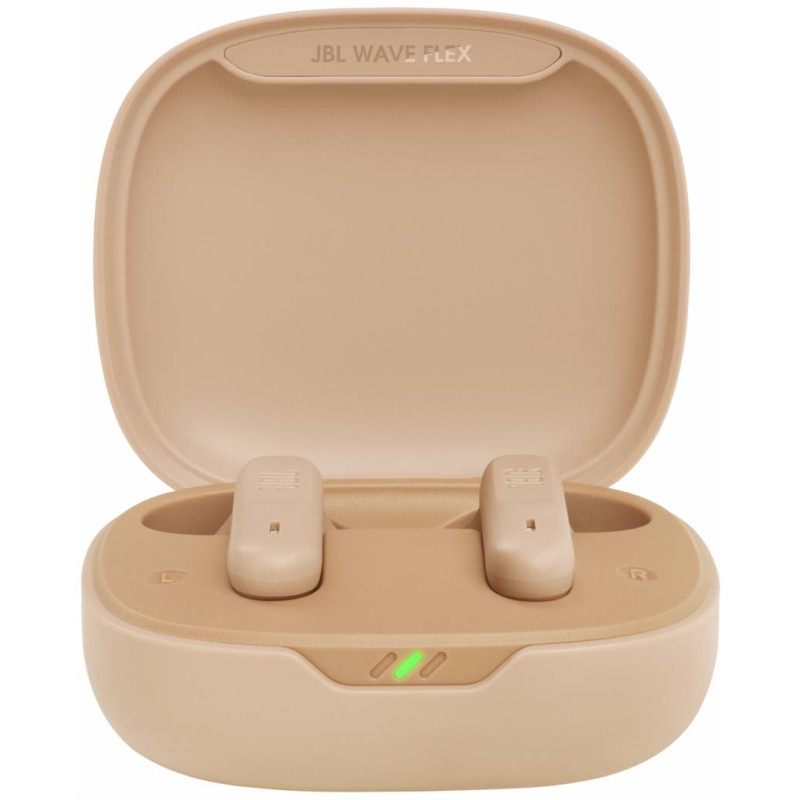 Навушники з мікрофоном JBL TWS Wave Flex Beige JBLWFLEXBEG