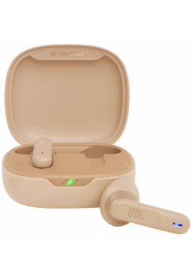 Навушники з мікрофоном JBL TWS Wave Flex Beige JBLWFLEXBEG