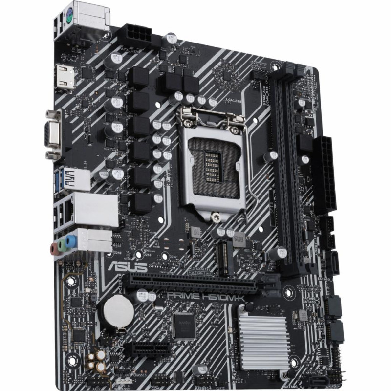 ASUS PRIME H510M-K (1200/H510, 2*DDR4, 1xPCIex16, DVI/VGA, 4xSATAІІІ, M.2, GLan, 7.1ch, mATX)