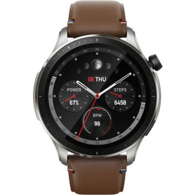 Годинник Amazfit GTR 4 Vintage Brown Leather