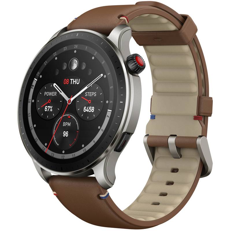 Годинник Amazfit GTR 4 Vintage Brown Leather