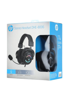 Гарнітура HP DHE-8006, USB,RGB, Black