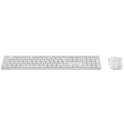 Комплект бездротовий HP 490C мишка і клавіатура Multi-Device Dual-Mode з підставкою, білий Комплект бездротовий HP 490C мишка і клавіатура Multi-Device Dual-Mode з підставкою, білий