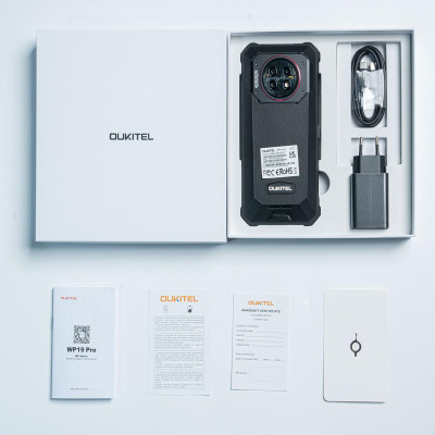 Смартфон Oukitel WP19 pro 6.78”FHD+/8GB/256GB/G99/22000mAh/64+16Мп IR Night Vision/IP69K/NFC/Blac