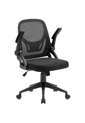 Крісло офісне Defender Office сітка,3 клас, рег.підлокітника,чорне