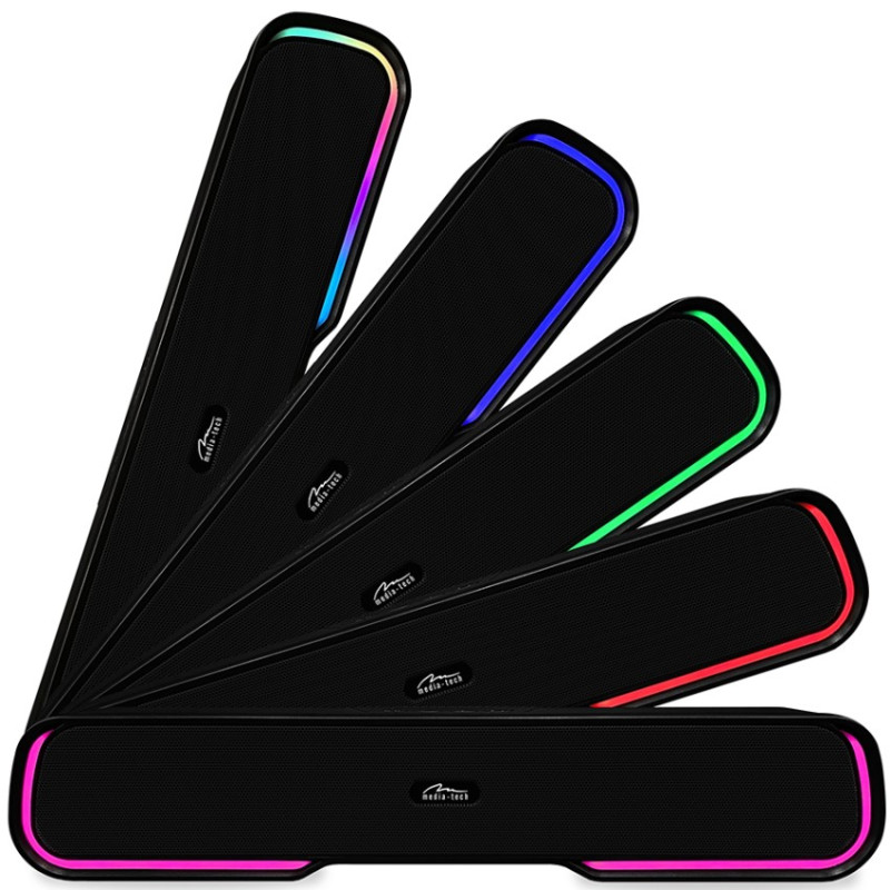 Акустична система 2.0 Media-Tech Bluetooth Soundbar PHANTOM BT 10Вт., LED Light