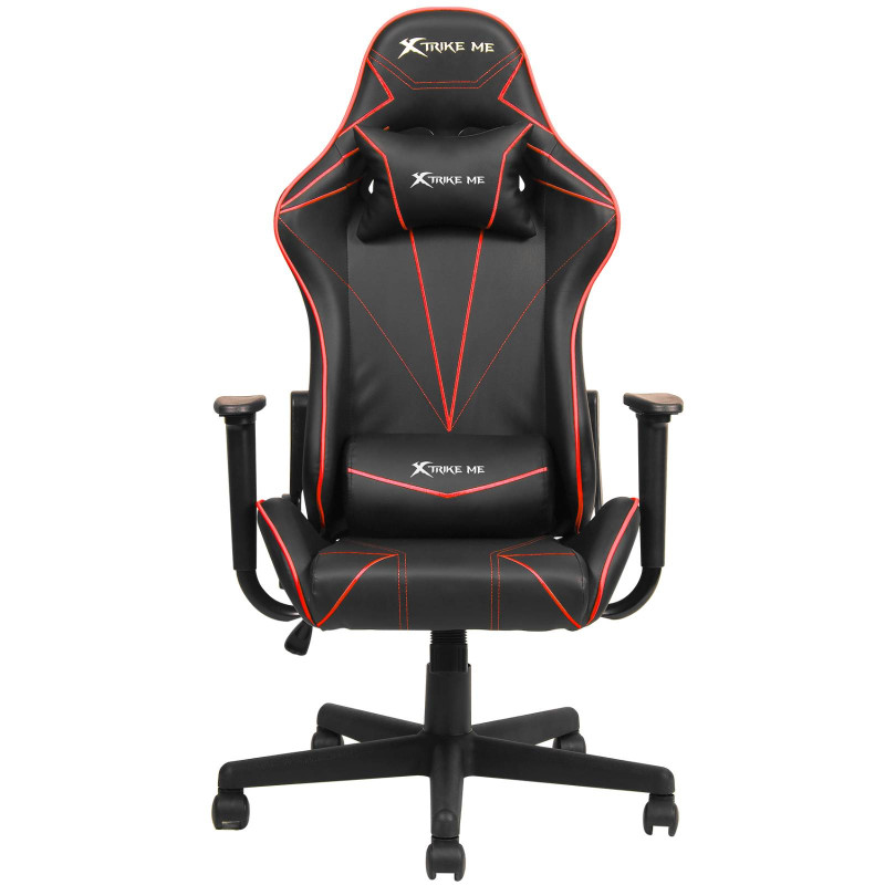<p>Ігрове крісло <b>XTRIKE ME Advanced Gaming Chair GC-909</b> (GC-909RD) – це чудовий вибір для геймерів, які прагнуть організувати стильне та комфортне ігрове середовище. </p> 
<p>Високоякісні та довговічні дихаючі матеріали забезпечують відмінну циркуляцію повітря. М’яке та пружне наповнення крісла робить його зручним для щоденного користування. </p>
<p>Виробник також подбав про здоров’я спини користувачів – подушки для шийного поперекового відділів хребта підтримують її в безпечному положенні при сидінні. </p>
<p>Ергономічний дизайн крісла <b>XTRIKE ME Advanced Gaming Chair GC-909</b> дозволяє відрегулювати кут нахилу спинки та висоту крісла відповідно до потреб користувача. </p>
<p>П’ять міцних та маневрених коліщат роблять крісло <b>XTRIKE ME Advanced Gaming Chair GC-909</b> мобільним - вони тихо і плавно ковзають по підлозі, зберігаючи при  цьому її цілісність. </p>