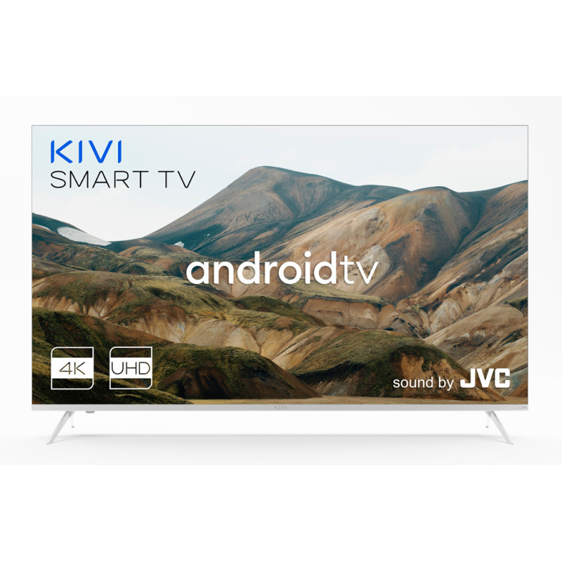 Телевізор 55 Kivi 55U790LW UHD/Smart/Android 9.0/T2/Kivi Media/JVC Sound/Frameless/Magic Motion/White