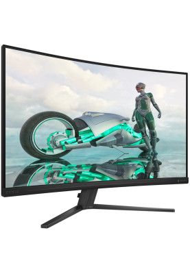 TFT 31.5" Philips 32M2C3500L, QHD, Fast VA, 180hz, вигнутий, 180hz, 2хHDMI, DP, темно-сірий
