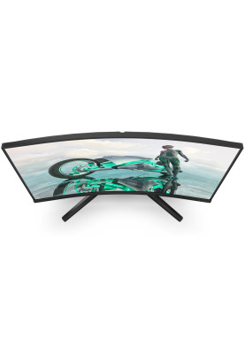 TFT 31.5" Philips 32M2C3500L, QHD, Fast VA, 180hz, вигнутий, 180hz, 2хHDMI, DP, темно-сірий