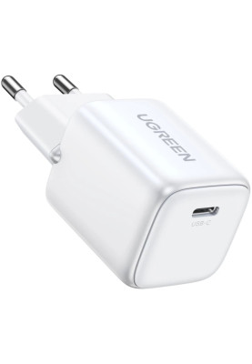 Зарядний пристрій 1xUSB 30W (USB-C) Gan PD Nexode Mini Білий CD319 Ugreen