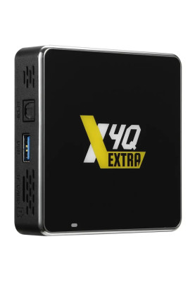 TV Медіаплеєр Ugoos X4Q EXTRA 4/128Gb/Amlogic S905X4/Android 11/WiFi 2.4G+5G/BT 5.1/BT Voice Gyro