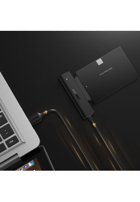 Перехідник USB 3.0 Type-A --> SATA III (F), CM321 UGREEN чорний