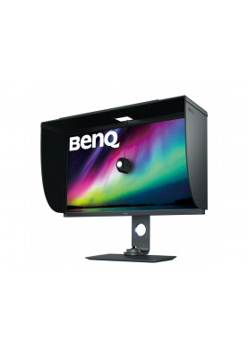 TFT 32" BenQ SW321C, IPS, 4K, 99% Adobe RGB, HDMI, DP, USB Type-C, USB хаб, Card Reader, сірий