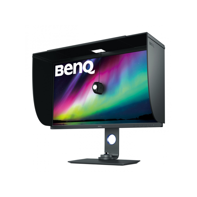 TFT 32" BenQ SW321C, IPS, 4K, 99% Adobe RGB, HDMI, DP, USB Type-C, USB хаб, Card Reader, сірий