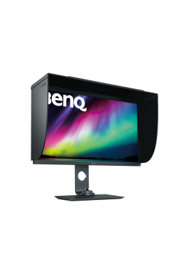 TFT 32" BenQ SW321C, IPS, 4K, 99% Adobe RGB, HDMI, DP, USB Type-C, USB хаб, Card Reader, сірий