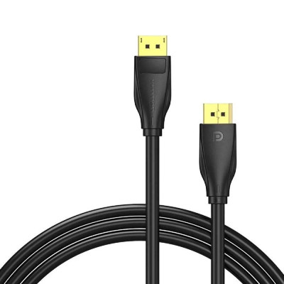 Кабель DisplayPort M - M 2.0м, V1.4, 8K 60 Гц, зворотня сумісність, PVC, Vention