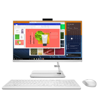 Моноблок Lenovo AIO 3 23.8"FHD IPS/i5-1135G7/8/1TB+256SSD/Intel HD/DOS/White