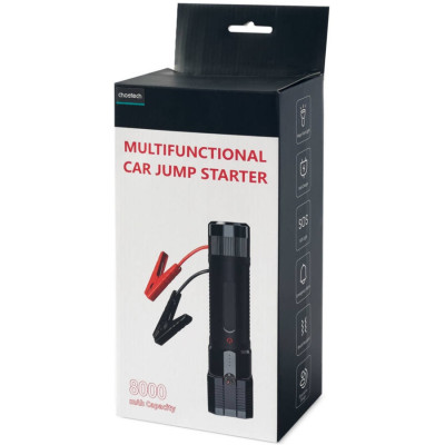 Автомобільний Jump Starter TC0016 300A, 8000mAh, LED Choetech Автомобільний Jump Starter TC0016 300A, 8000mAh, LED Choetech