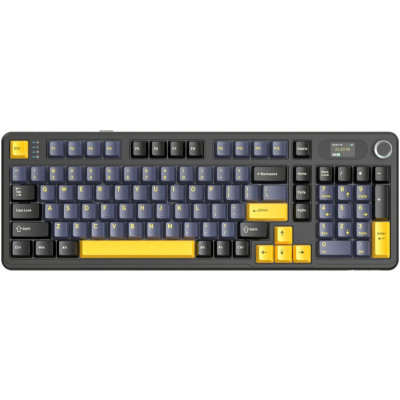 Клавіатура ігрова механічна Attack Shark X98 Pro 99кл. RGB, Wireless, TFT disp., Star Black