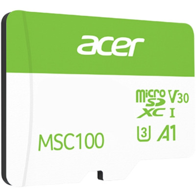 Memory card SD Micro 64GB Acer MSC100 SDXC C10/U3/V30/A1, Retail Memory card SD Micro 64GB Acer MSC100 SDXC C10/U3/V30/A1, Retail